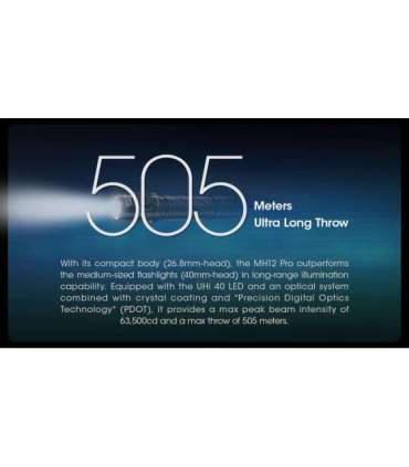 FLASHLIGHT MH SERIES/3300 LUMENS MH12 PRO NITECORE