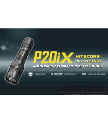 FLASHLIGHT PRECISE SERIES/4000 LUMENS P20IX NITECORE