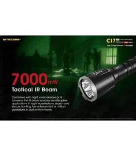 FLASHLIGHT CHAMELEON SERIES/2500 LUMENS CI7 NITECORE
