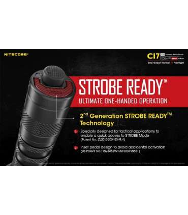 FLASHLIGHT CHAMELEON SERIES/2500 LUMENS CI7 NITECORE