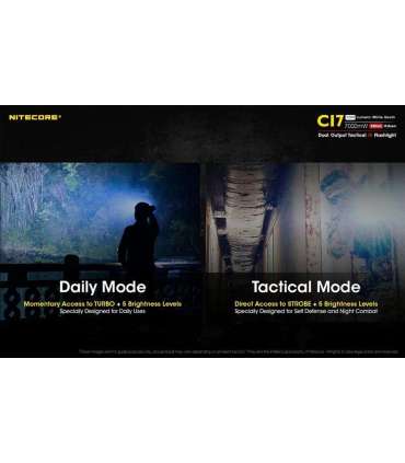 FLASHLIGHT CHAMELEON SERIES/2500 LUMENS CI7 NITECORE