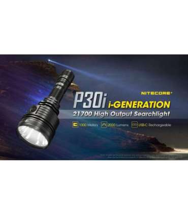 FLASHLIGHT PRECISE SERIES/2000 LUMENS P30I NITECORE