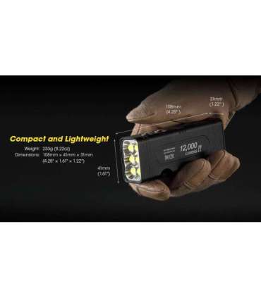 FLASHLIGHT TINY MONSTER SERIES/12000 LUMENS TM12K NITECORE