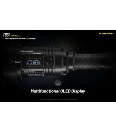 FLASHLIGHT PRECISE SERIES/3000 LUMENS P35I NITECORE
