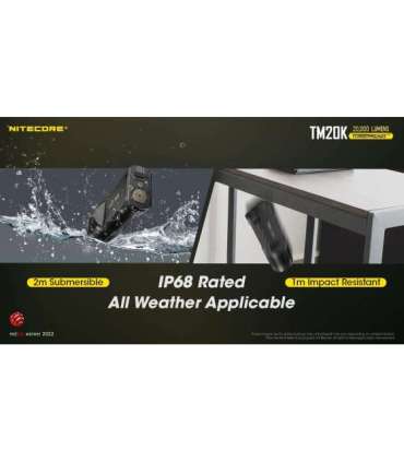FLASHLIGHT TINY MONSTER SERIES/20000 LUMENS TM20K NITECORE