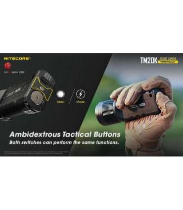 FLASHLIGHT TINY MONSTER SERIES/20000 LUMENS TM20K NITECORE