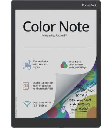 E-Reader|POCKETBOOK|10.3"|1872x1404|1xUSB-C|Micro SDXC|Wireless LAN|Bluetooth|Storm Blue|PB1041-1-WW