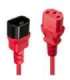 CABLE POWER IEC EXTENSION 1M/RED 30477 LINDY