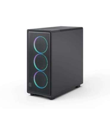 Fractal Design Case Epoch Black TG RGB Light Tint ATX Power supply included No