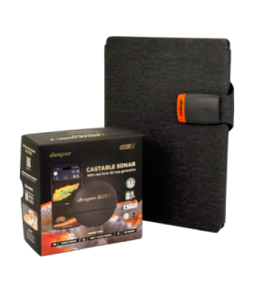 Deeper CHIRP+3 sonar +36W foldable solar charger power bundle