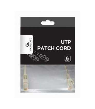PATCH CABLE CAT6 UTP 0.25M/GREY PP6U-0.25M GEMBIRD