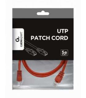 PATCH CABLE CAT5E UTP 2M/RED PP12-2M/R GEMBIRD