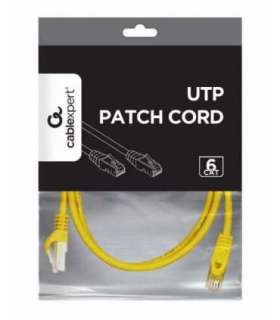 PATCH CABLE CAT6 UTP 2M/YELLOW PP6U-2M/Y GEMBIRD
