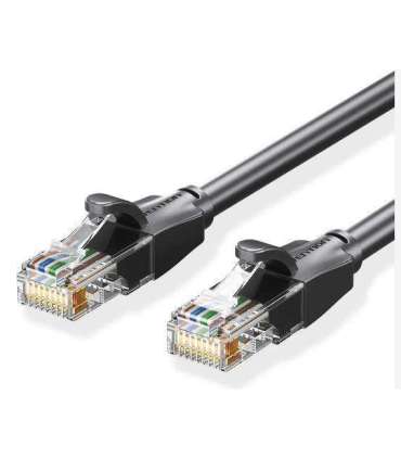 PATCH CABLE CAT.6 UTP/10M BLACK IBEBL VENTION