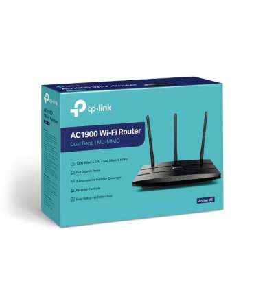 Wireless Router|TP-LINK|Router|1900 Mbps|1 WAN|4x10/100/1000M|Number of antennas 3|ARCHERA8