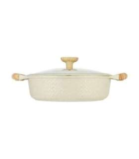 SHALLOW POT D28CM 4.1L/BEIGE 93806 RESTO