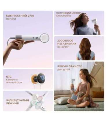 HAIR DRYER MINI/BLUE AHG11A DREAME