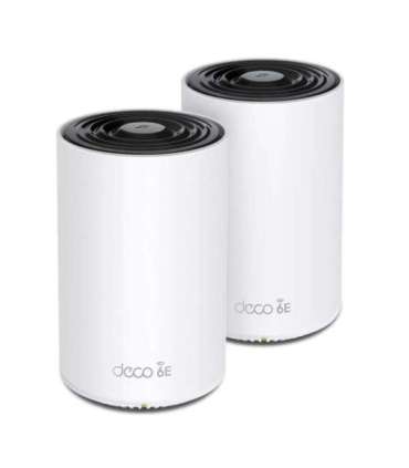Wireless Router|TP-LINK|Wireless Access Point / Router|2-pack|5400 Mbps|Mesh|Wi-Fi 6e|2x10/100/1000M|1x2.5GbE|LAN \ WAN ports
