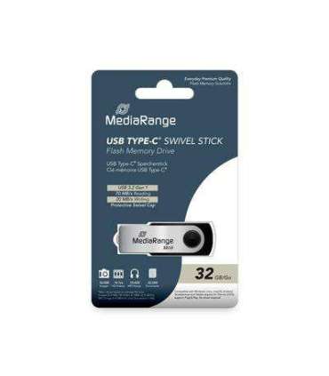 MEMORY DRIVE FLASH USB-C 32GB/MR1952 MEDIARANGE