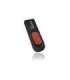 MEMORY DRIVE FLASH USB2 64GB/BLACK/RED AC008-64G-RKD ADATA