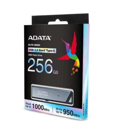 MEMORY DRIVE FLASH USB-C 256GB/SILV AELI-UE800-256G-CSG ADATA