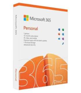 SW RET MICROSOFT 365 PERSONAL/ENG 1Y QQ2-01897 MS