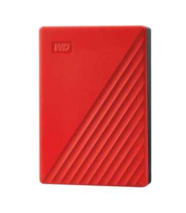 External HDD|WESTERN DIGITAL|My Passport|4TB|USB 2.0|USB 3.0|USB 3.2|Colour Red|WDBPKJ0040BRD-WESN
