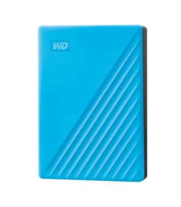 External HDD|WESTERN DIGITAL|My Passport|4TB|USB 2.0|USB 3.0|USB 3.2|Colour Blue|WDBPKJ0040BBL-WESN