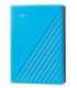 External HDD|WESTERN DIGITAL|My Passport|6TB|USB 2.0|USB 3.2|Colour Sky Blue|WDBR9S0060BBL-WESN