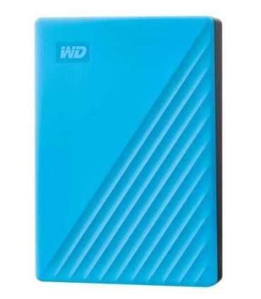External HDD|WESTERN DIGITAL|My Passport|6TB|USB 2.0|USB 3.2|Colour Sky Blue|WDBR9S0060BBL-WESN