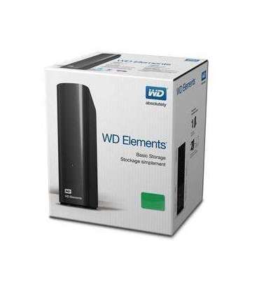 External HDD|WESTERN DIGITAL|Elements Desktop|10TB|USB 3.0|Drives 1|Black|WDBWLG0100HBK-EESN