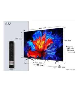 TV Set|TCL|65 "|4K Ultra HD|3840 x 2160 pixels|Flat|16:9|QLED|65P8K