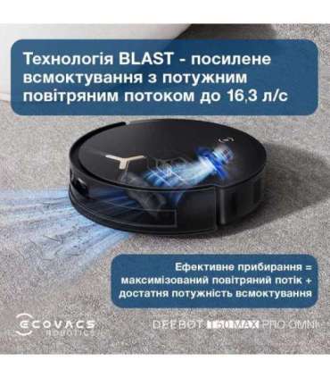 VACUUM CLEANER ROBOT/DEEBOT T50 PRO OMNI ECOVACS