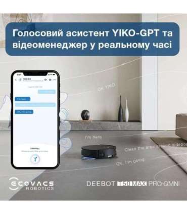 VACUUM CLEANER ROBOT/DEEBOT T50 PRO OMNI ECOVACS