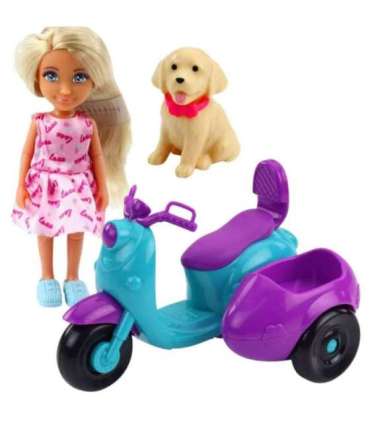 WOOPIE ROYAL Laleczka na Skuterze z Pieskiem
