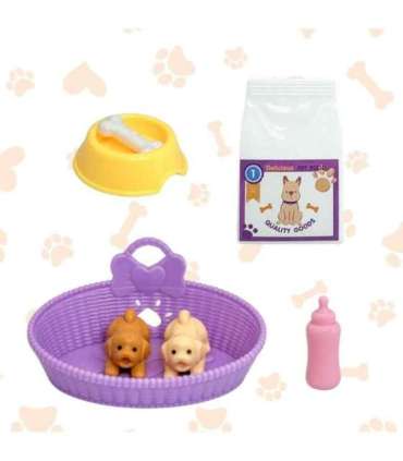 WOOPIE ROYAL Zestaw Laleczka z Uroczymi Szczeniaczkami i Akcesoriami