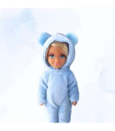 WOOPIE ROYAL Lalki Kombinezony Niebieskie Misie Zestaw 2szt.