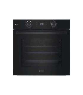 Whirlpool IO K58HS B Oven, Built-in, Electric, Width 55.1 cm, Self cleaning, Black INDESIT