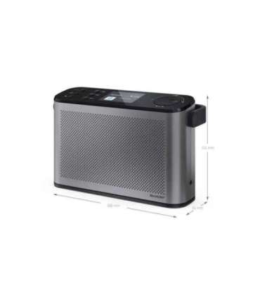 Sharp OSAKA Stereo Portable Digital Radio DR-P540(GY) USB port Bluetooth FM radio Wireless connection