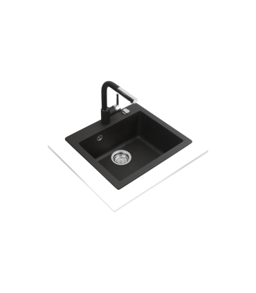 Valamu Teka Clivo 50 S-TQ Tequartz must graniit