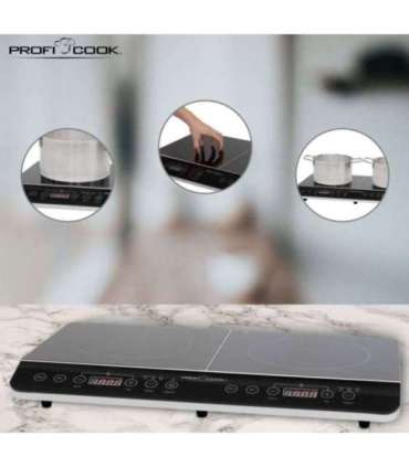 Induction double hotplate Proficook