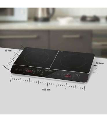 Induction double hotplate Proficook