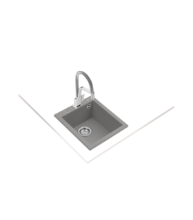 Sink Teka Forsquare 34.40TG stone grey