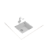Sink Teka Square 50.40TG arctic white