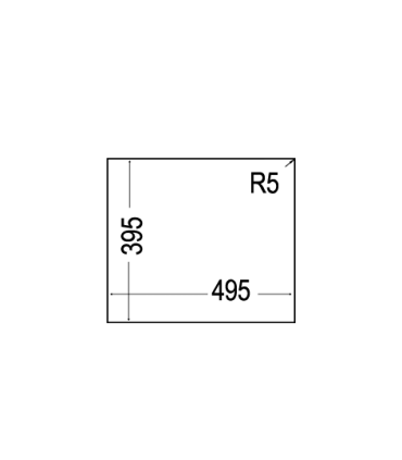Sink Teka Square 50.40TG arctic white