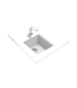 Sink Teka Square 40.40TG arctic white