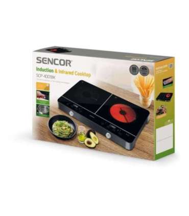 Keraamiline + induktsioontsoon lauapliit Sencor SCP4001BK