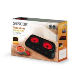 Double infrarred cooking plate Sencor, black