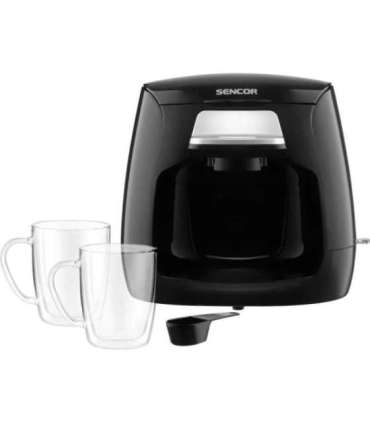 Coffee maker  2 cups Sencor,  black