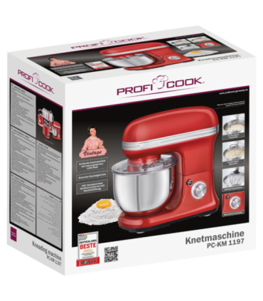 Kneading maschine vintage ProfiCook, red